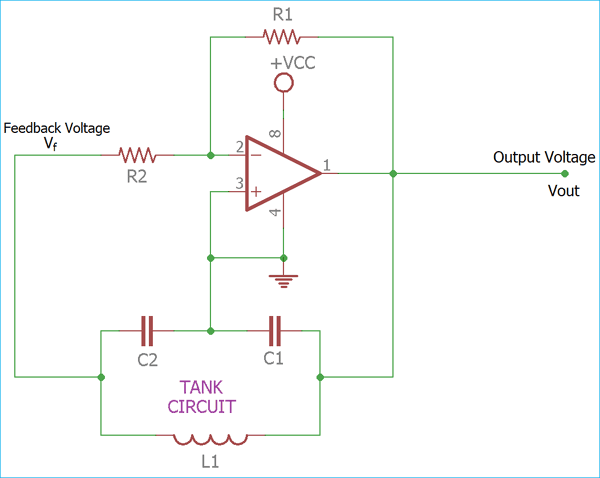 Op-Amp Based Hartley Oscillator