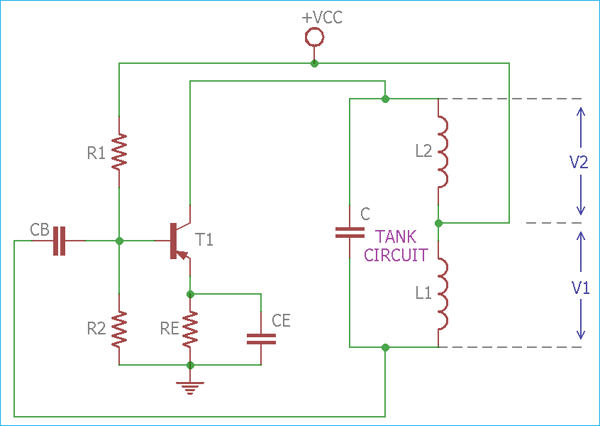 Transistor based Hartley Oscillator