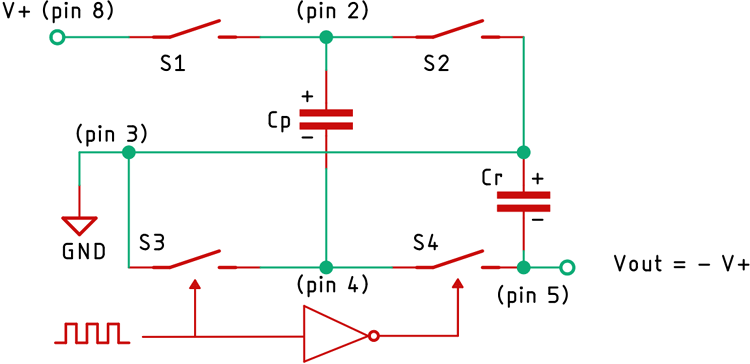 Switched Capacitor Voltage Inverter