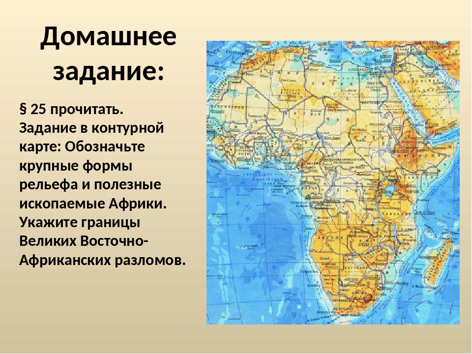 География москва просвещение 7 класс африка. Рельеф Африки 7. Африка карта географическая рельеф горы Атласские. Карта рельефа Африки 7 класс. Формы рельефа Африки на карте.