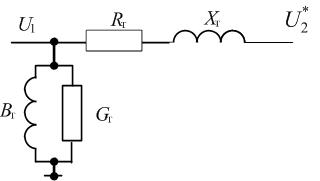 Схема замещения двухобмоточного трансформатора