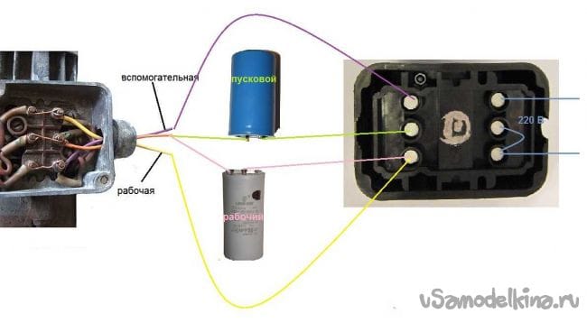 УБДН-1 восстановление и переделка схемы подключения двигателя