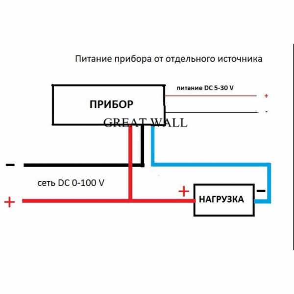 Китайский вольтметр амперметр схема включения